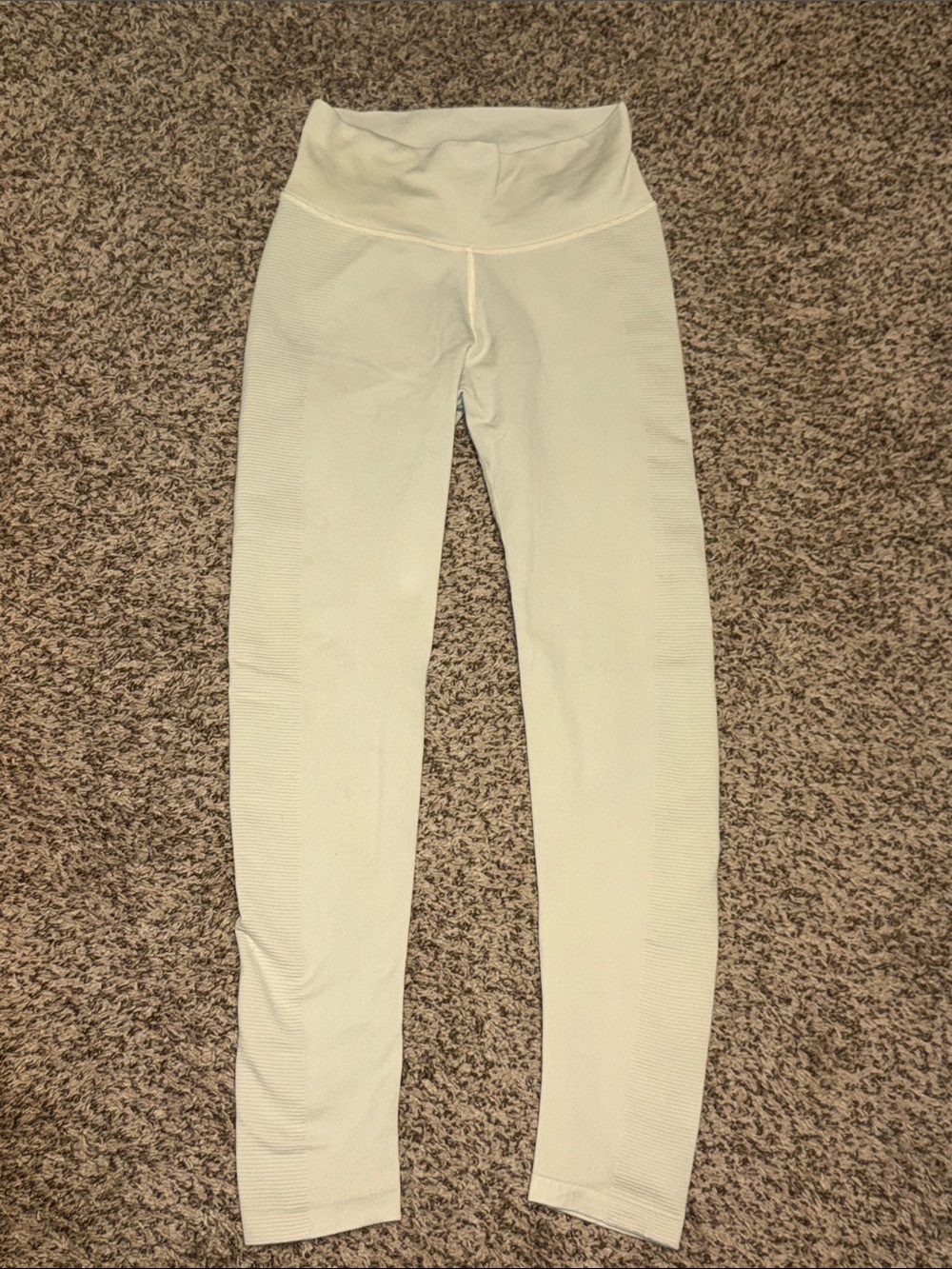 OFFLINE by‎ Aerie The Hugger High Waisted Leggings Cream Off White Small S